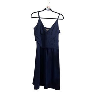 Diane von Furstenberg Maxi Gown 14 Blue Sleeveless Dress